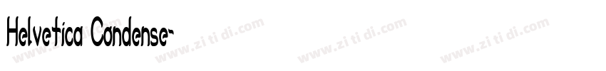 Helvetica Condense字体转换 Helvetica Condense字体转换